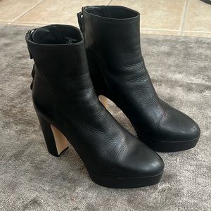Zara leather boots